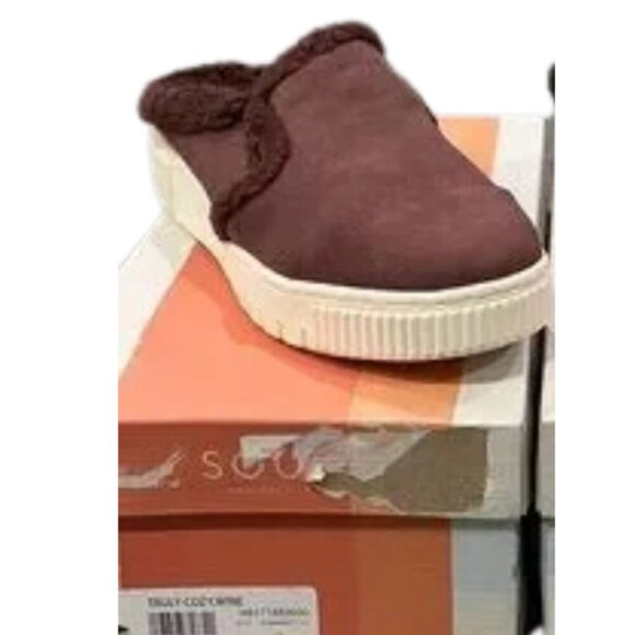 Naturalizer Soul Cozy  Slip On Mules Size 8 Wine Color - Picture 2 of 2